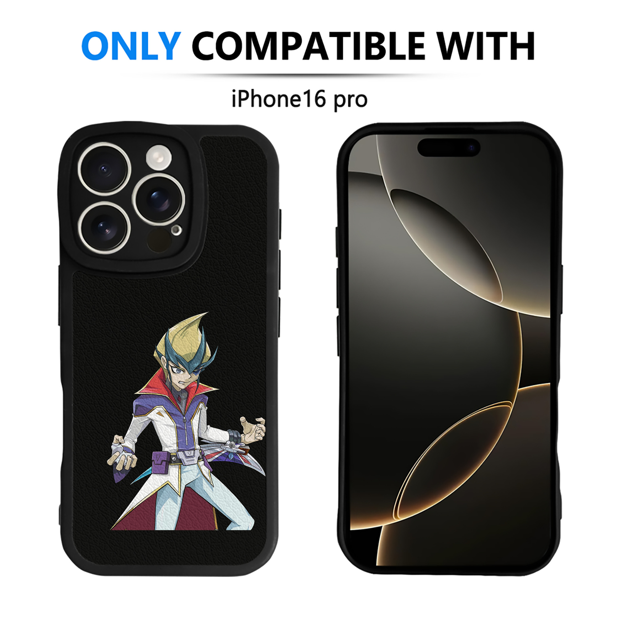 遊☆戯☆王 Yu-Gi-Oh! 【iPhone 16シリーズ対応】シリコンスマホケース（レザー調） 材質：シリコン